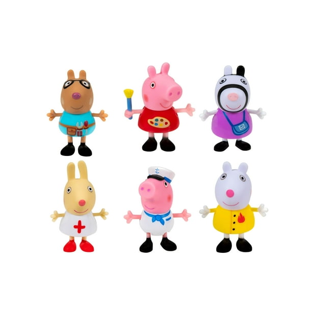 New Peppa Pig Karaoke Party Play Set Peppa & Friends Fun Mini Figure Jazwares